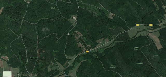 Barajın yapılacağı ormanlık bölge